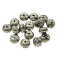 Plating Acrylic Beads, Rondelle, antique bronze color plated Approx 1mm 