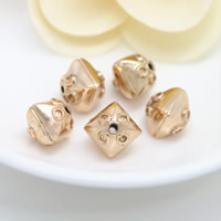 Brass Jewelry Beads, 24K gold plated Approx 1.5mm 