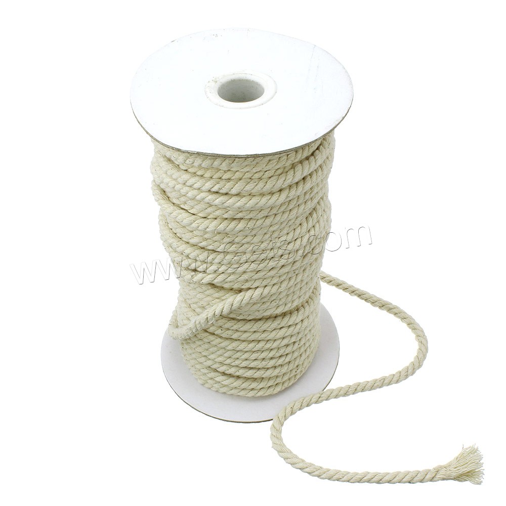 Cordón de algodón, diverso tamaño para la opción, Vendido por UD