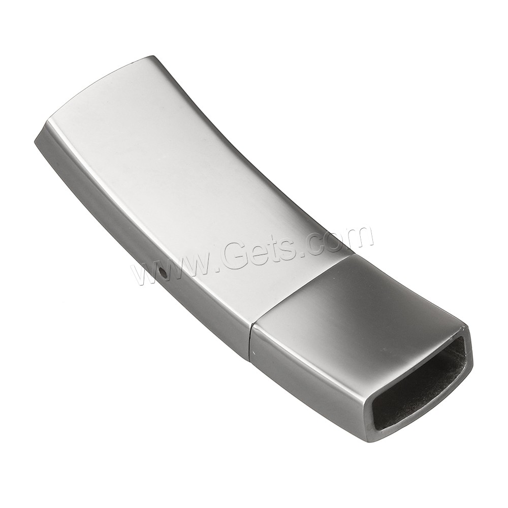 Stainless Steel Jewelry Clasp, Rectangle, different size for choice, original color, Sold By PC