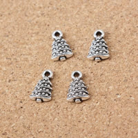 Zinc Alloy Christmas Pendants, Christmas Tree, antique silver color plated Approx 1mm 