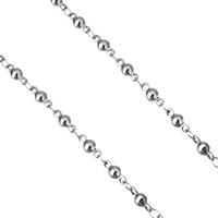 Cadena de barra de acero inoxidable, cadena de la barra, color original, 8x3.5x3.5mm, Vendido por m