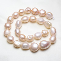 Baroque Cultured Freshwater Pearl Beads, natural, purple, 12-16mm Approx 0.8mm Approx 15 Inch 