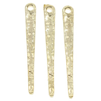Bijoux pendentifs en Zinc alliage , alliage de zinc, Placage de couleur d'or, sans plomb et cadmium Environ 1mm, Vendu par PC