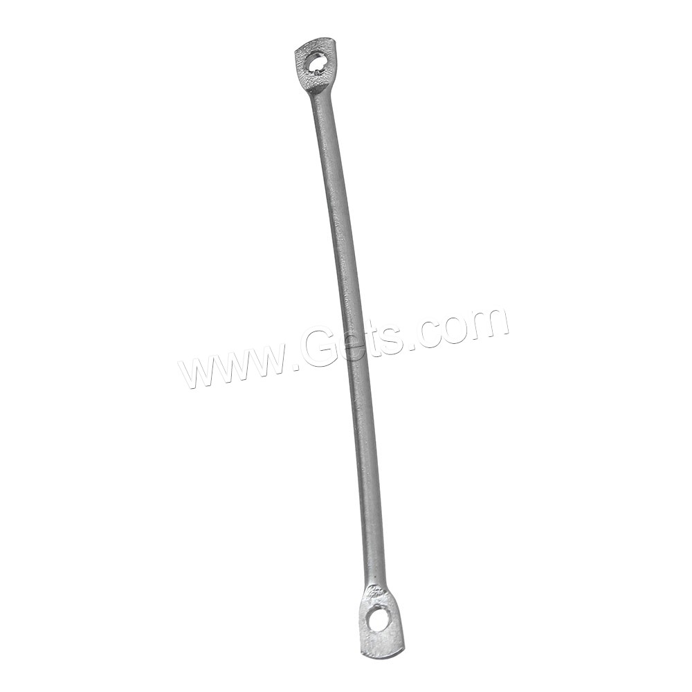 Iron Charm Connector, platinum color plated, different size for choice & 1/1 loop, Hole:Approx 1mm, Sold By PC