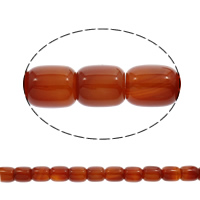 Natural Red Agate Beads, Drum Approx 1mm Approx 15.5 Inch, Approx 