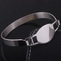 Stainless Steel Bangle, original color Inner Approx 64mm Approx 8 Inch 