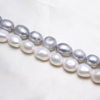 Perles nacres baroques de culture d'eau douce , perle d'eau douce cultivée, plus de couleurs à choisir, 12-16mm Environ 0.8mm Environ 15.5 pouce, Vendu par brin