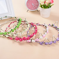 Bridal Hair Wreath, Spun Silk, with ABS Plastic Pearl, Flower, handmade, for bridal 600mm Approx 23 Inch 