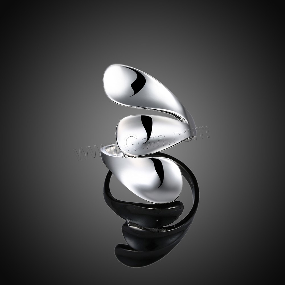 Anillo de dedo de favourer ®, metal, chapado en plata real, diverso tamaño para la opción, Vendido por UD