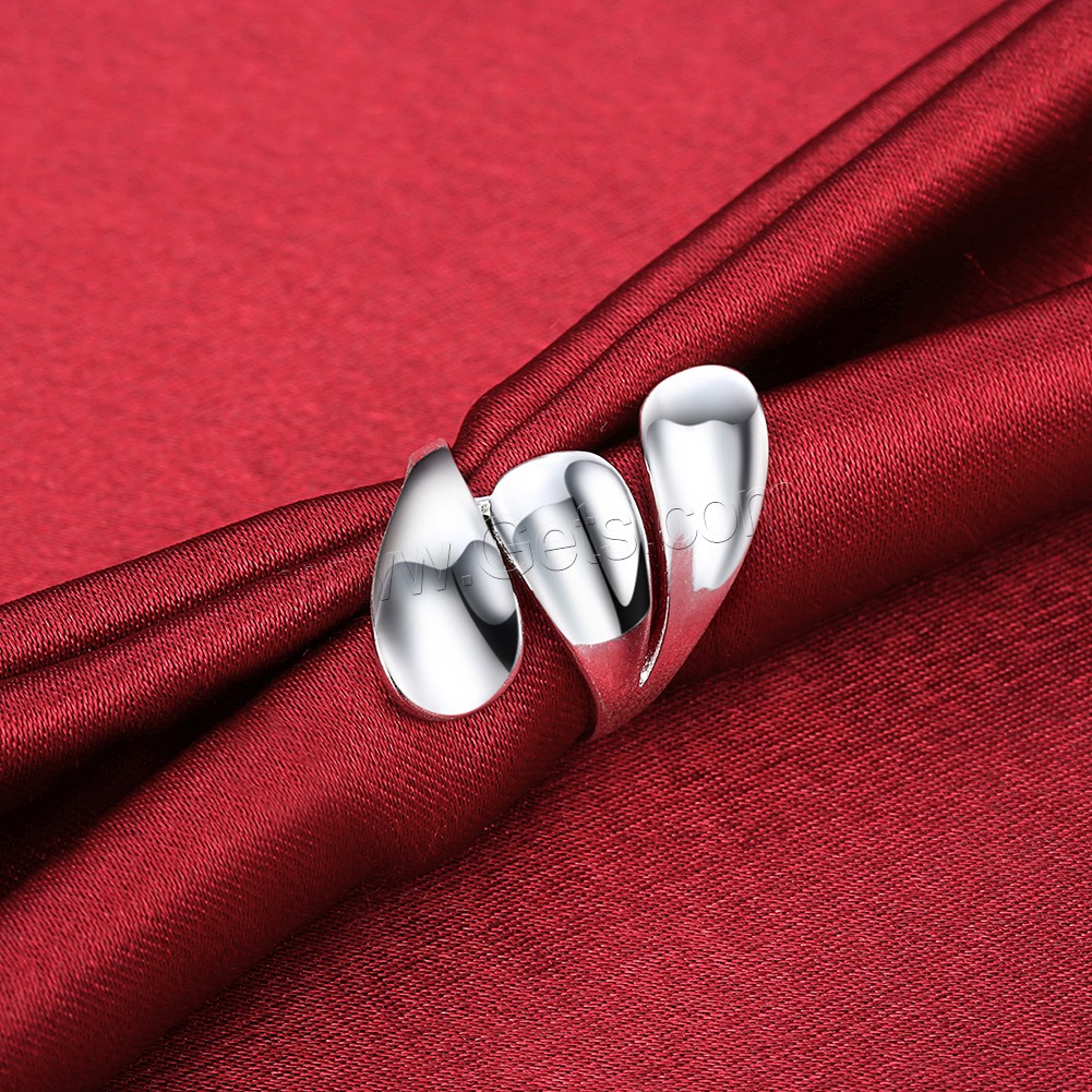 Anillo de dedo de favourer ®, metal, chapado en plata real, diverso tamaño para la opción, Vendido por UD