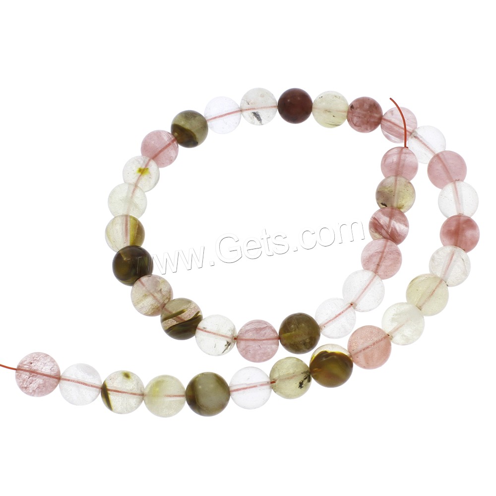 Watermelon Bead, Gemstone, Round, different size for choice, Hole:Approx 1mm, Length:Approx 14.5 Inch, Sold By Strand