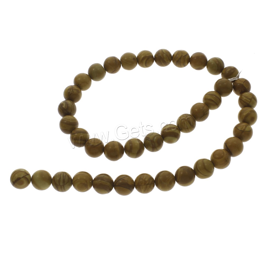 Grain Stone Beads, Round, different size for choice, Hole:Approx 1mm, Length:Approx 14.5 Inch, Sold By Strand