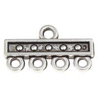 Zinc Alloy Connector Bar, antique silver color plated, 1/4 loop, lead & cadmium free Approx 1.5mm, Approx 