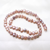Baroque Cultured Freshwater Pearl Beads, mixed colors, 5-6mm Approx 0.8mm Approx 14.5 Inch 