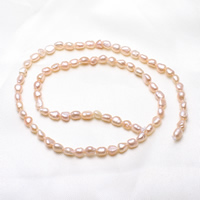 Baroque Cultured Freshwater Pearl Beads, natural, pink, 4-5mm Approx 0.8mm Approx 15 Inch 