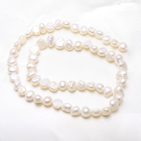 Baroque Cultured Freshwater Pearl Beads, natural, white, 6-7mm Approx 0.8mm Approx 13.5 Inch 