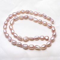Baroque Cultured Freshwater Pearl Beads, natural, purple, 6-7mm Approx 0.8mm Approx 14.5 Inch 