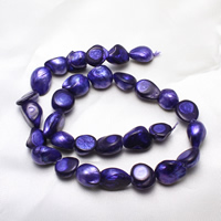 Baroque Cultured Freshwater Pearl Beads, blue, 11-12mm Approx 0.8mm Approx 15 Inch 