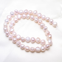 Baroque Cultured Freshwater Pearl Beads, natural, pink, 8-9mm Approx 0.8mm Approx 15 Inch 