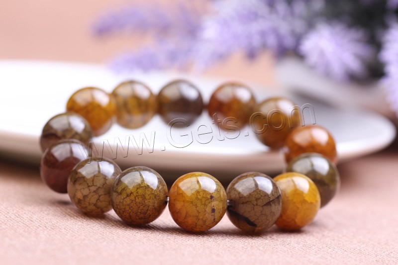 Dragon Veins Agate Bracelets, natural & Unisex & different size for choice, Length:Approx 7.5 Inch, Sold By Strand
