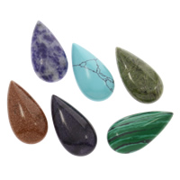 Кабошоны из драгоценных камней, Полудрагоценный камень, плоской задней панелью & разнообразный продается PC