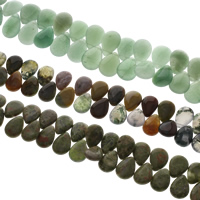 Gemstone Beads, Teardrop Approx 1mm Approx 7 Inch, Approx 