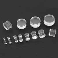 Acrylic Piercing Tunnel, Unisex & different size for choice, Sold By PC