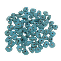 Synthetische Türkis Perlen, Klumpen, keine, 6x4-10x5mm, Bohrung:ca. 1mm, 60PCs/Tasche, verkauft von Tasche