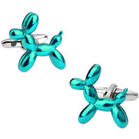 Brass Cufflinks, platinum color plated, with painted, nickel, lead & cadmium free, 10-20mm 