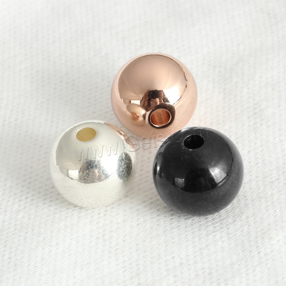 Edelstahl Perlen, Trommel, plattiert, verschiedene Größen vorhanden, keine, verkauft von PC