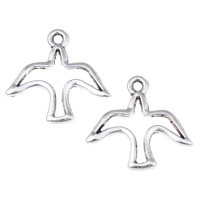 Zinc Alloy Animal Pendants, swallow, antique silver color plated, lead & cadmium free Approx 1mm 