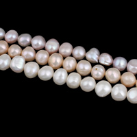 Perla Barroca Freshwater, Perlas cultivadas de agua dulce, Barroco, natural, más colores para la opción, 10-11mm, longitud:aproximado 15 Inch, Vendido por Sarta
