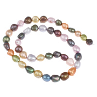 Keshi Cultured Freshwater Pearl Beads, mixed colors, 8-9mm Approx 0.8mm Approx 15.7 Inch 