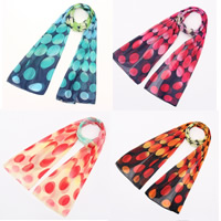 Шифоновый шарф и шоул, Шифон, Прямоугольная форма, Много цветов для выбора продается Strand
