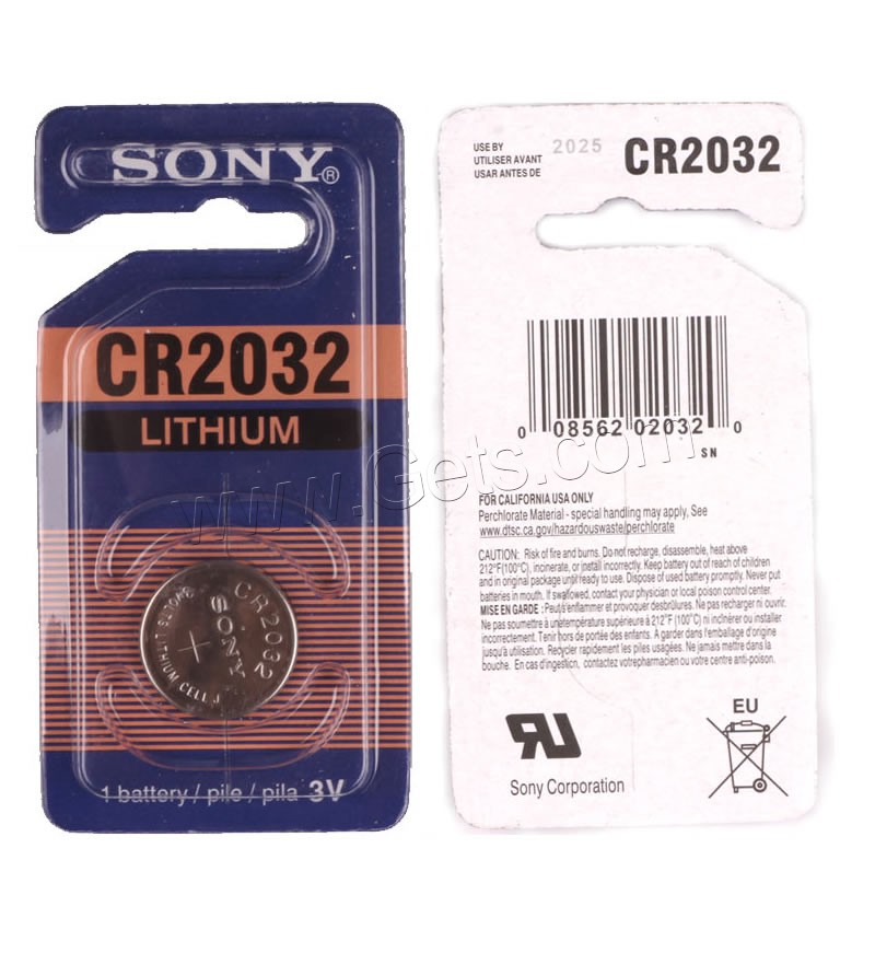 Lithium Battery, with Paper, different size for choice, Sold By PC