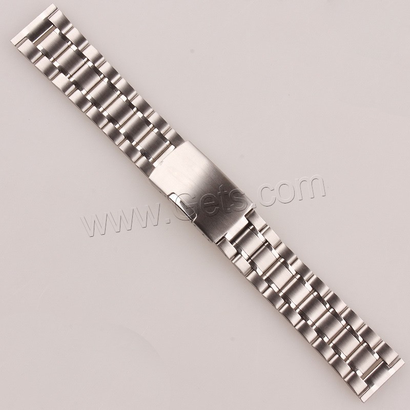 Watch Band, Stainless Steel, different size for choice, original color, Sold By Strand