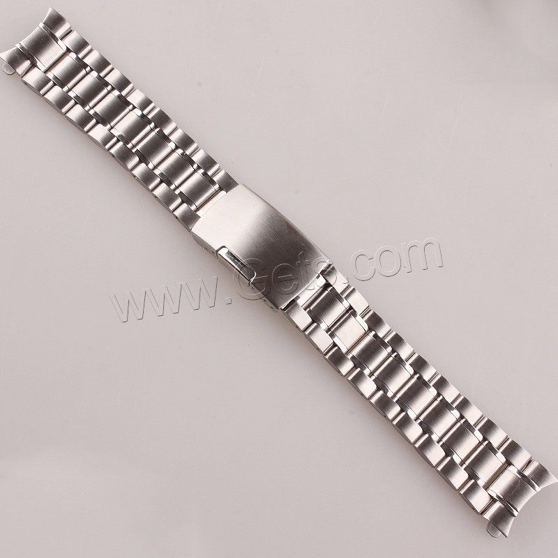 Watch Band, Stainless Steel, different size for choice, original color, Sold By Strand