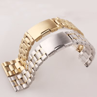 Watch Band, Stainless Steel, plated 