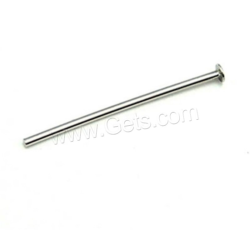 Titanium Steel Headpin, different size for choice, original color, 1000PCs/Bag, Sold By Bag