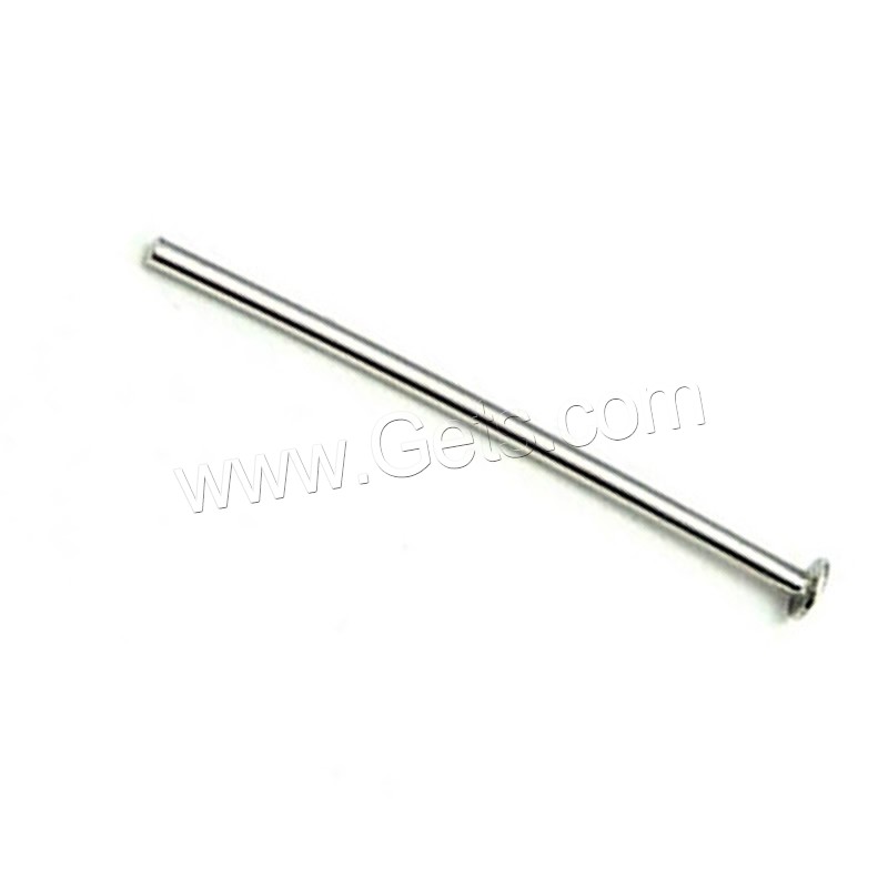 Titanium Steel Headpin, different size for choice, original color, 1000PCs/Bag, Sold By Bag