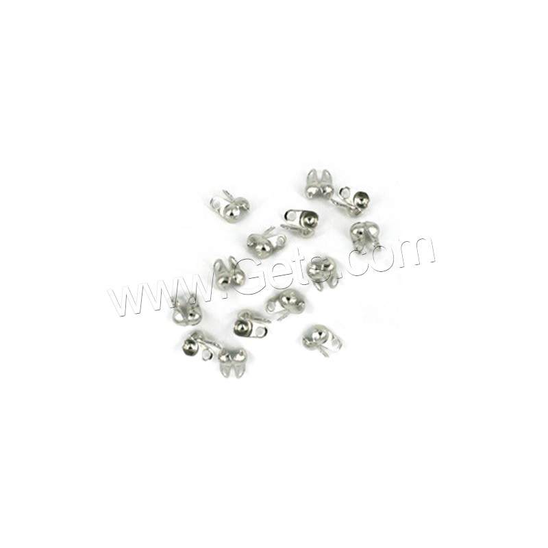Titanium Steel Bead Tips, different size for choice, original color, 1000PCs/Bag, Sold By Bag