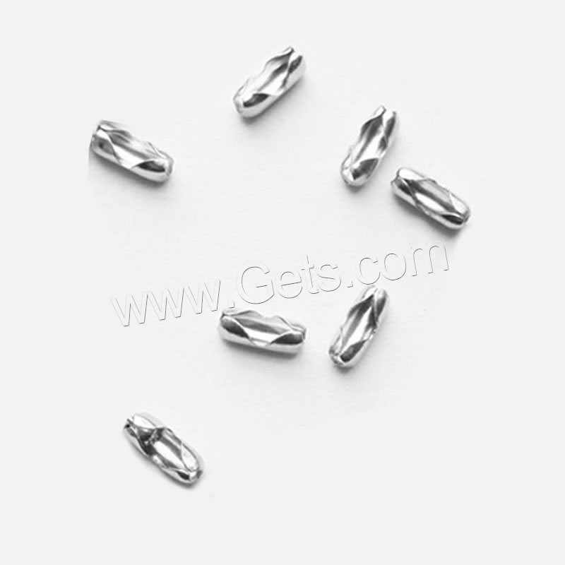 Titanium Steel Ball Chain Connector, different size for choice, original color, 1000PCs/Bag, Sold By Bag