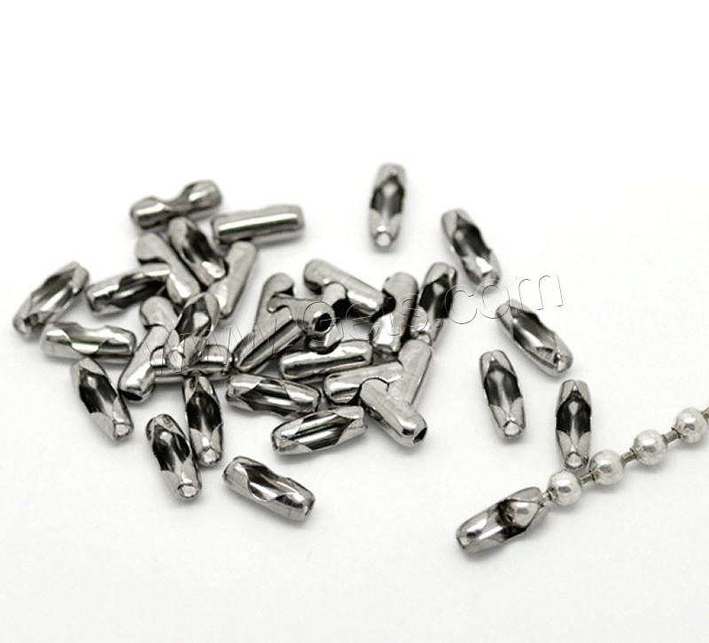 Titanium Steel Ball Chain Connector, different size for choice, original color, 1000PCs/Bag, Sold By Bag