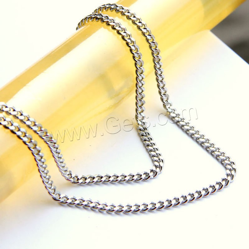 Stainless Steel Oval Chain, different size for choice & twist oval chain, original color, Sold By m
