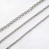 Stainless Steel Oval Chain original color 