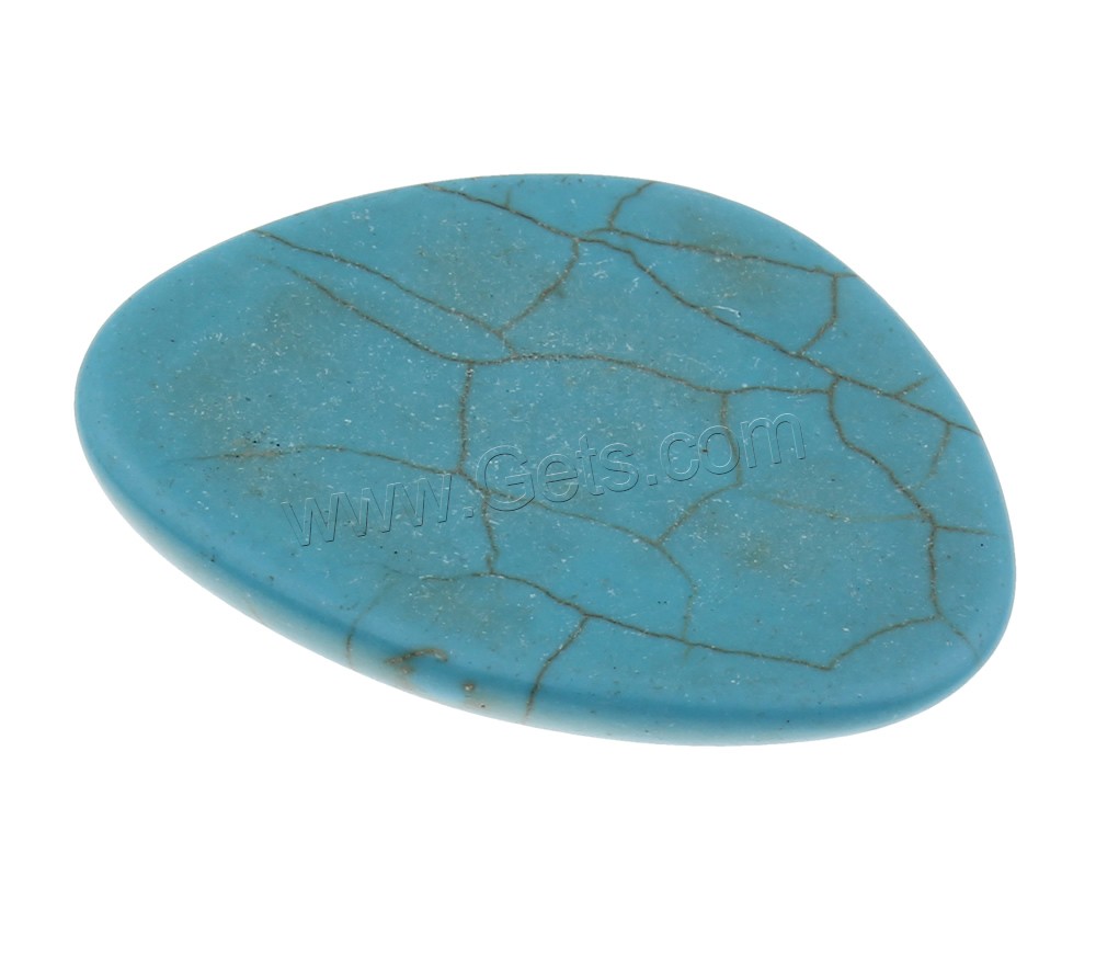 Synthetic Turquoise Cabochon, different size for choice & flat back, blue, Sold By Bag