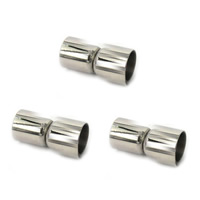 303 Stainless Steel Magnetic Clasp, original color Approx 8mm 