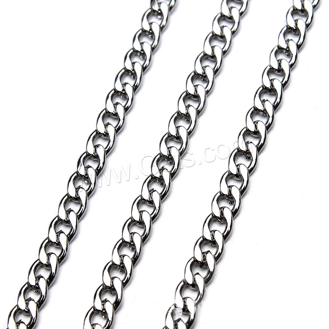 Снаряженная цепь из нержавеющей стали, нержавеющая сталь, разный размер для выбора, оригинальный цвет, 5м/сумка, продается сумка