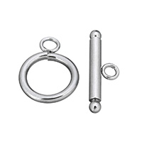 Stainless Steel Toggle Clasp, Donut, original color  Approx 2.2mm, 3mm 